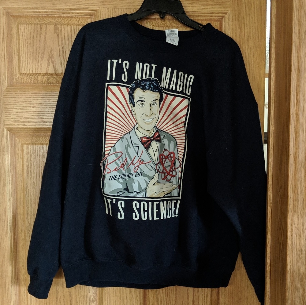Bill Nye It's Not Magic It's Science sweater